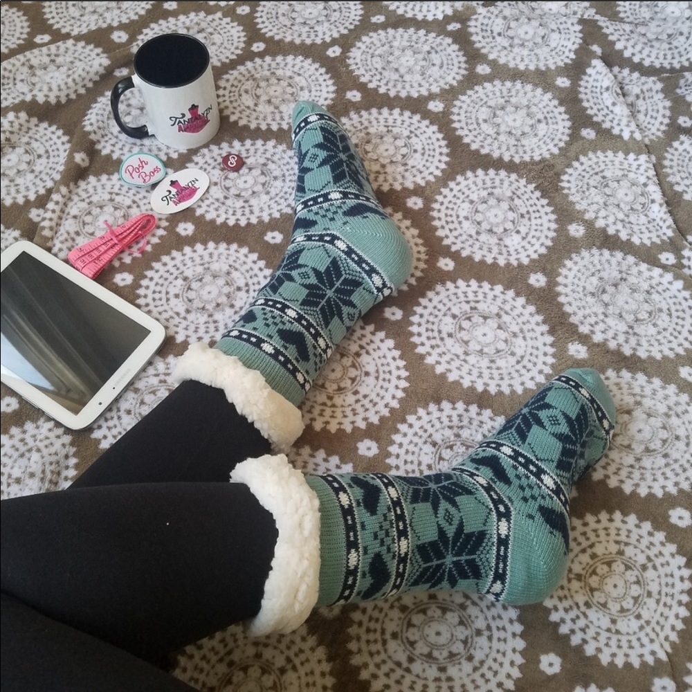 👣Sherpa Slipper Socks